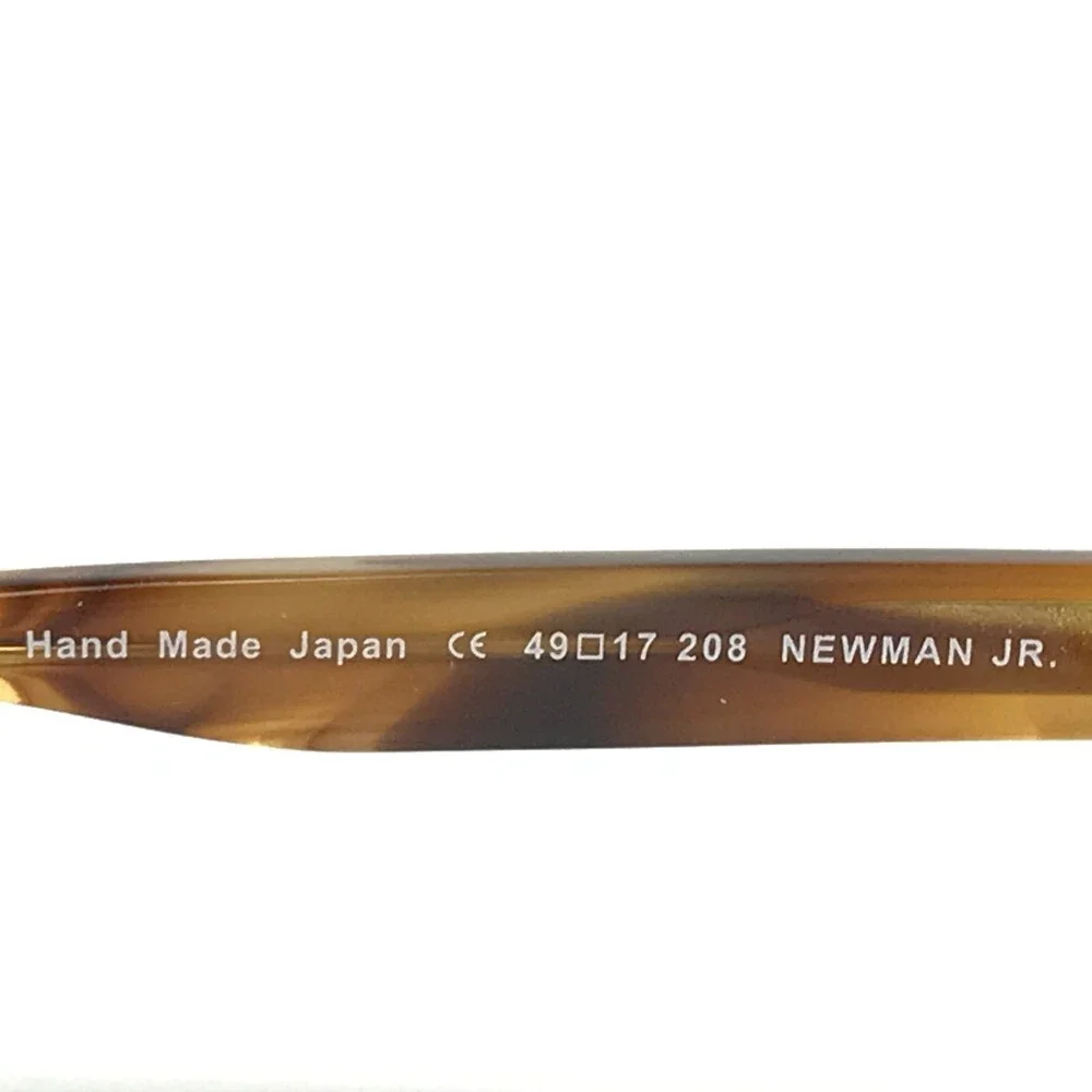 Morgenthal Frederics Eyeglasses Frames 208 NEWMAN JR. Brown Horn Rim 49-17-140
